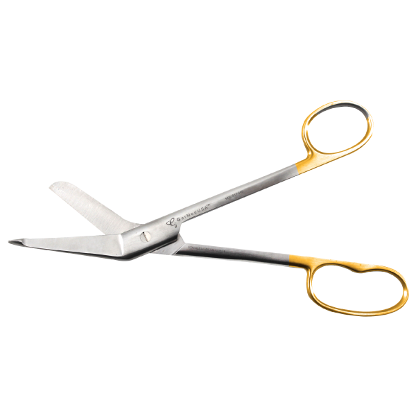 ODONTOMED2011 Lister Bandage Scissors – 4.5 Inch, Curved Blunt/Blunt, Surgical Grade, Made In Pakistan